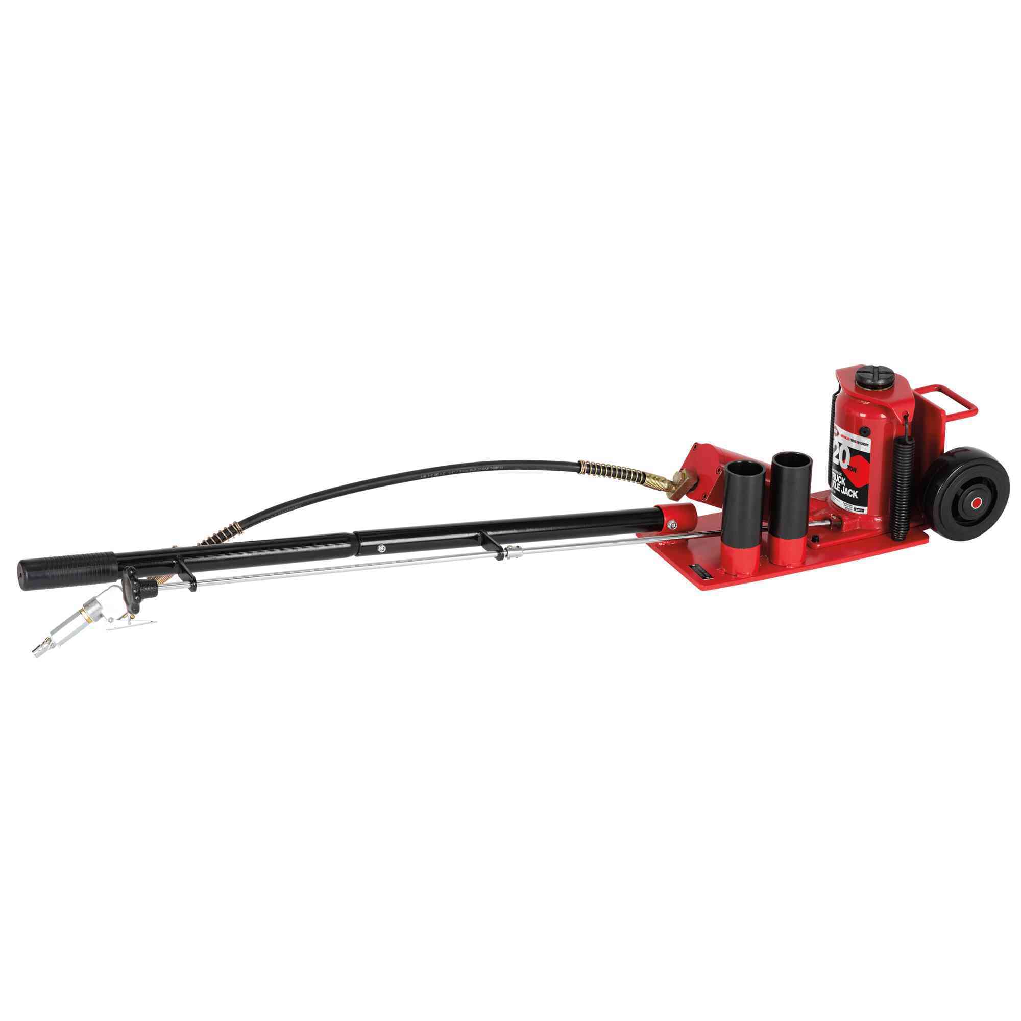 American Forge & Foundry Axle Jack — 20 Ton Capacity, Spring Return, Air/Hydraulic, Model# 520